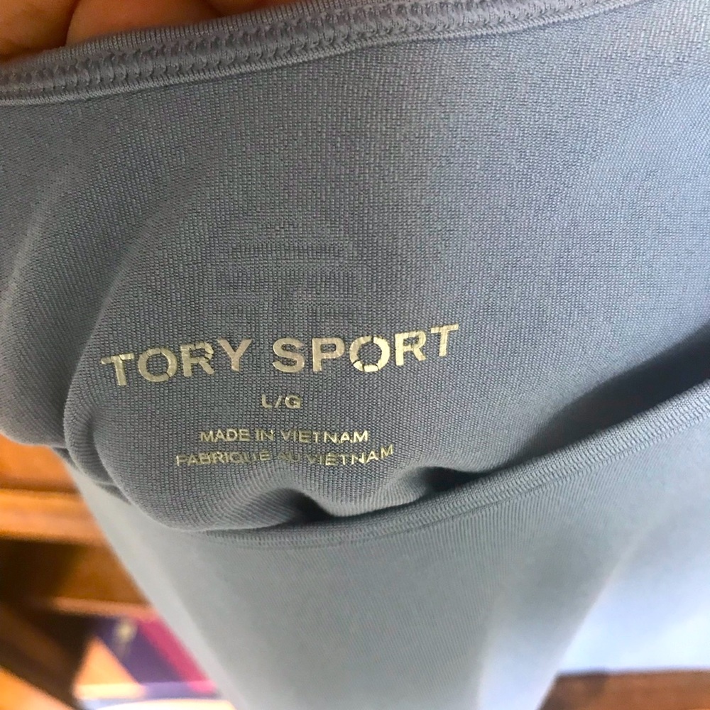 Tory Burch cloudy slate sports tank top - Picture 4 of 5